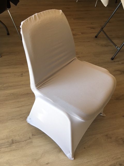 Universalt overtræk til stole - hvid