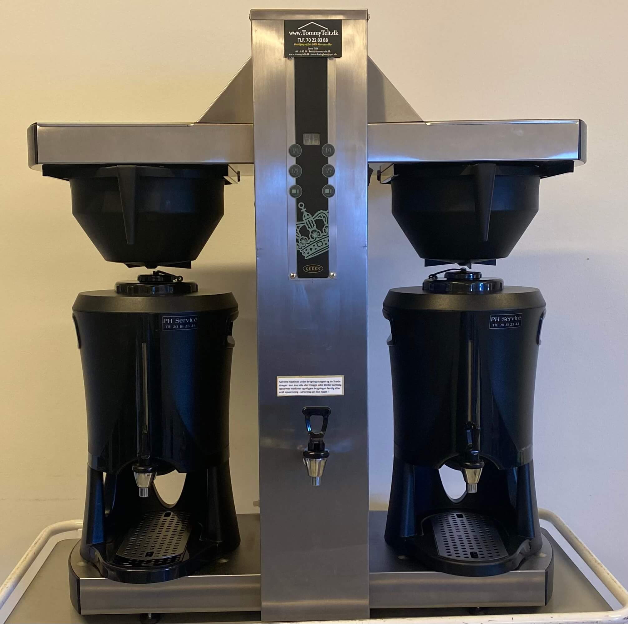 Let at forstå Elevator Trænge ind Lej kaffemaskine og termokander til større arrangementer.